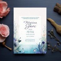 Invitación de Boda Modelo Agua