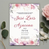 Invitación de Boda Aire
