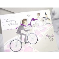 Invitación de Boda creativa castillo