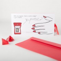 Invitación de Boda creativa ponme el anillo