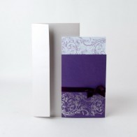 Invitación de Boda original estampado y lazo