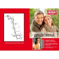 Invitación Boda creativa portada revista