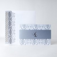 Invitación de Boda original vitola gris