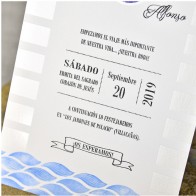 Invitación de Boda original entrada
