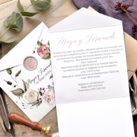 Invitación de Boda sellos