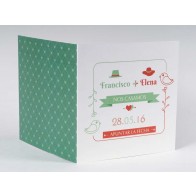 Invitación Boda creativa sombreros