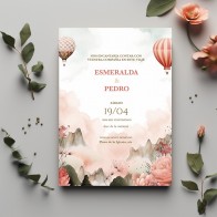 Invitación de Boda Travel