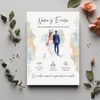 Invitación de Boda Turqueta