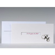 Invitación de Boda original con ventana