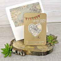 Invitación de Boda creativa corazón