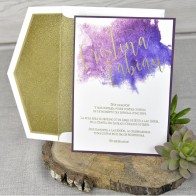 Invitación de Boda original pinceladas