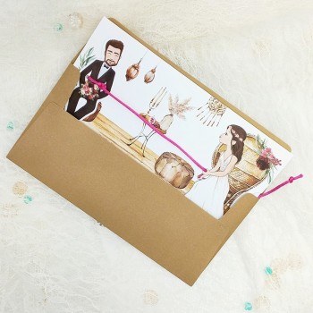 Invitación Boda lazada