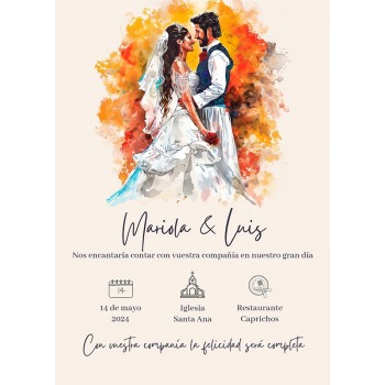 Invitación de Boda Amor
