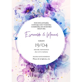 Invitación de Boda Modelo Cala