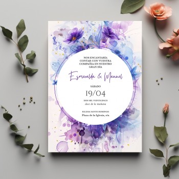 Invitación de Boda Modelo Cala 