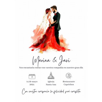 Invitación de Boda Emoción