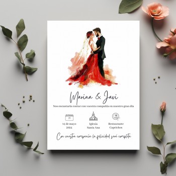 Invitación de Boda Emoción