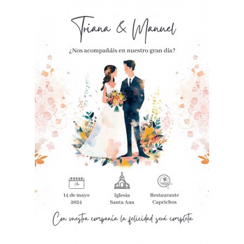 Invitación de Boda Candela