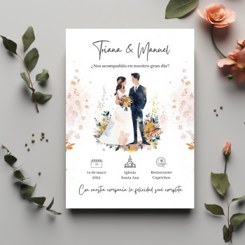 Invitación de Boda Candela