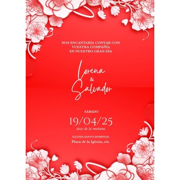 Invitación de Boda Greta