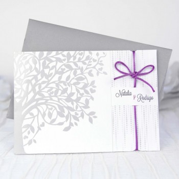 Invitación de Boda original arbol