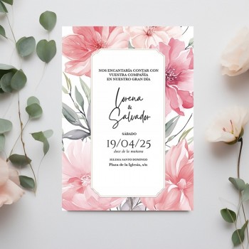 Invitación de Boda Primavera