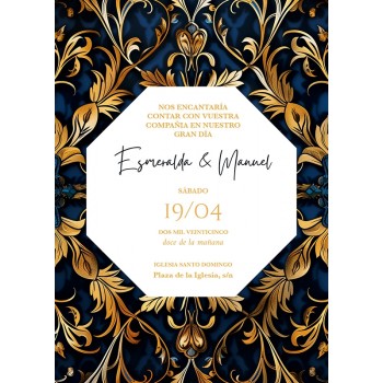 Invitación de Boda Primor