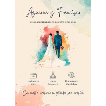 Invitación de Boda Romantic