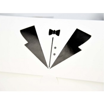 Invitación de Boda original traje