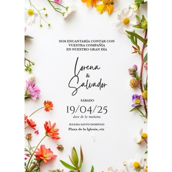 Invitación de Boda Wild
