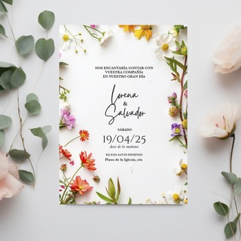 Invitación de Boda Wild 