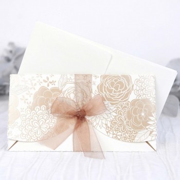 Invitación de Boda original raso