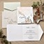 Invitación de boda estampado floral
